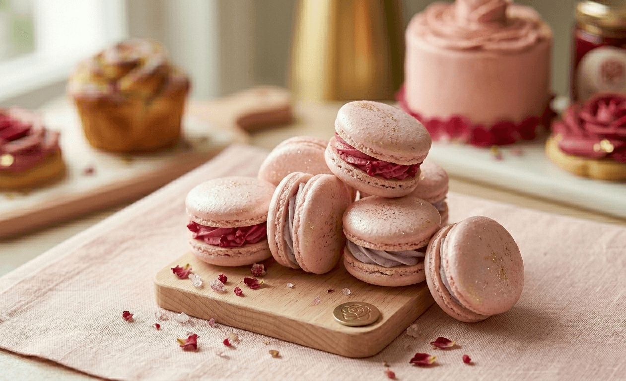 Sparkling Macarons view 1